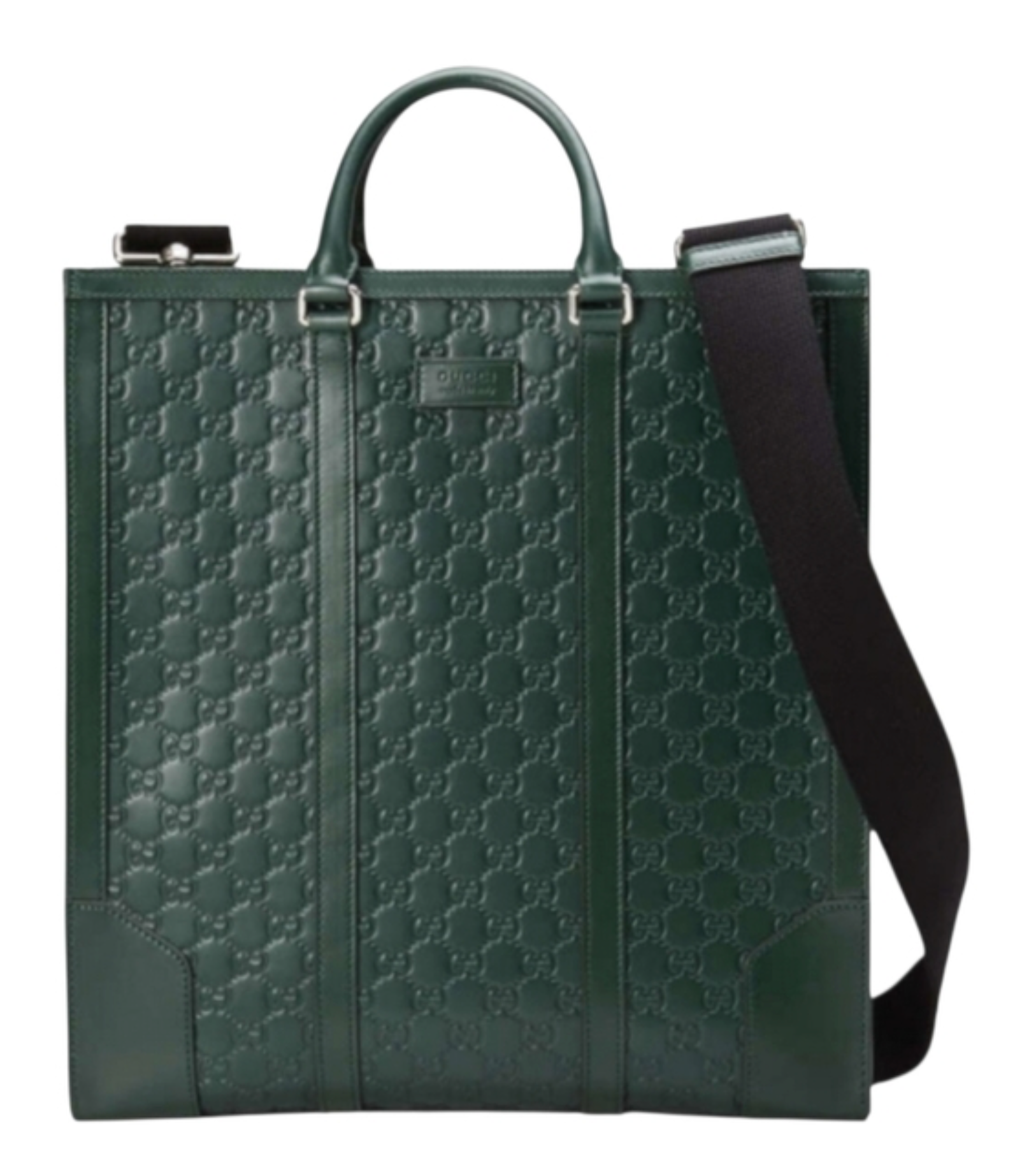 Gucci Green Guccissima Large Leather Tote