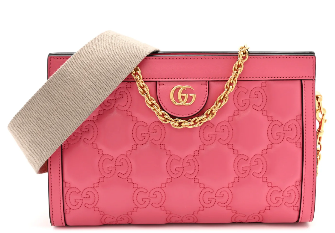 Gucci GG Matelasse Small Slim Chain Shoulder Bag