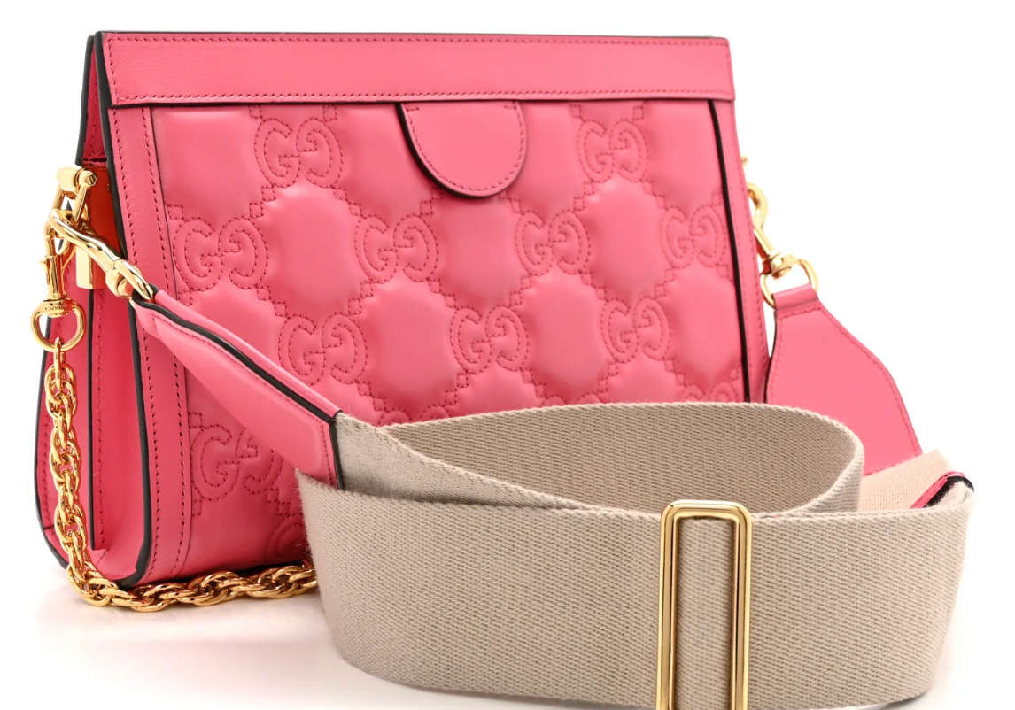 Gucci GG Matelasse Small Slim Chain Shoulder Bag