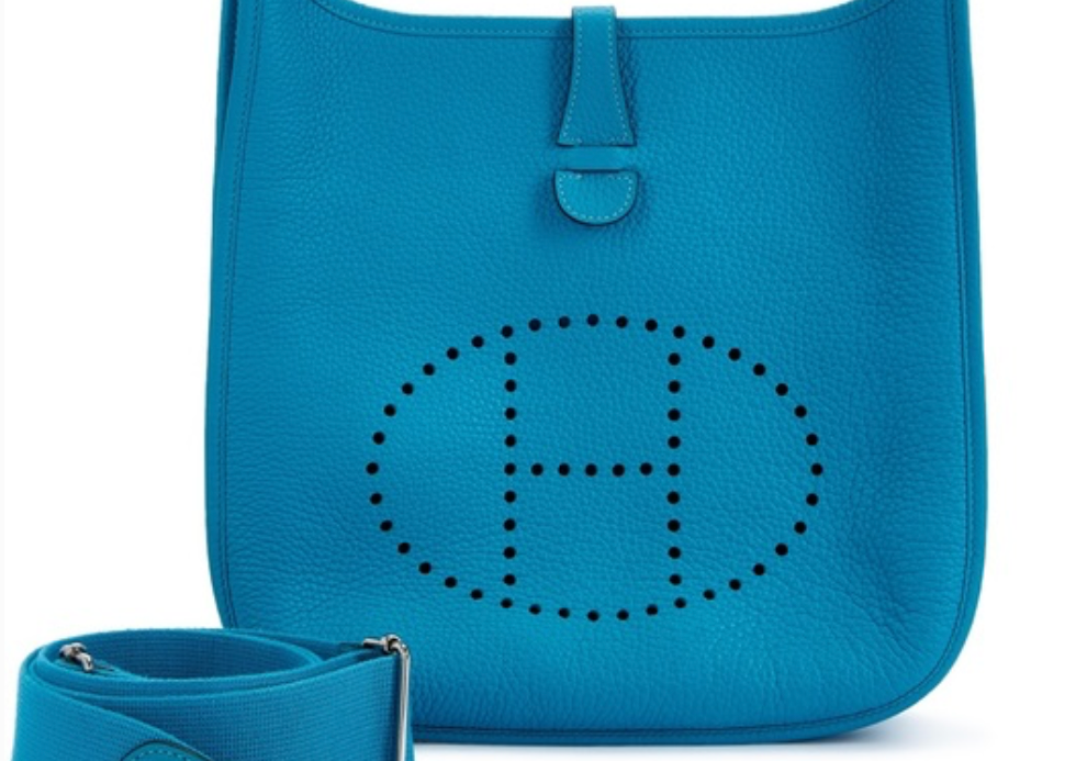Hermes Evelyne III Shoulder Bag Blue