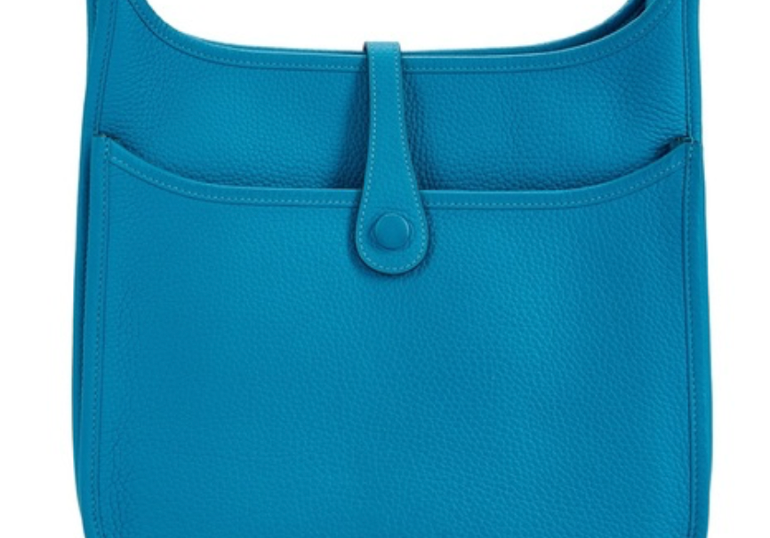 Hermes Evelyne III Shoulder Bag Blue