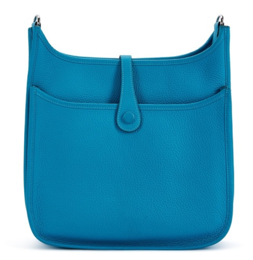 Hermes Evelyne III Shoulder Bag Blue