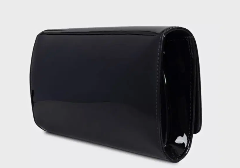 Louis Vuitton Patent Leather Wallet Black