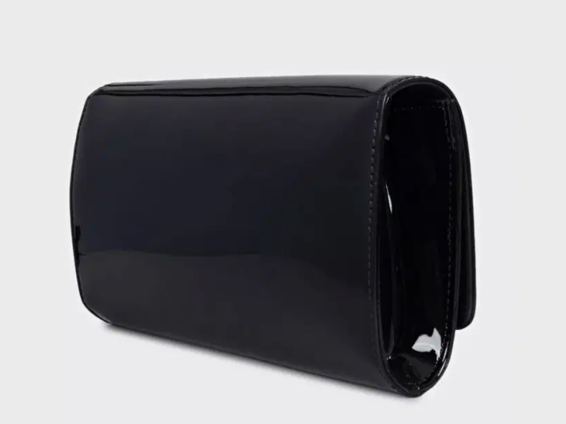 Louis Vuitton Patent Leather Wallet Black