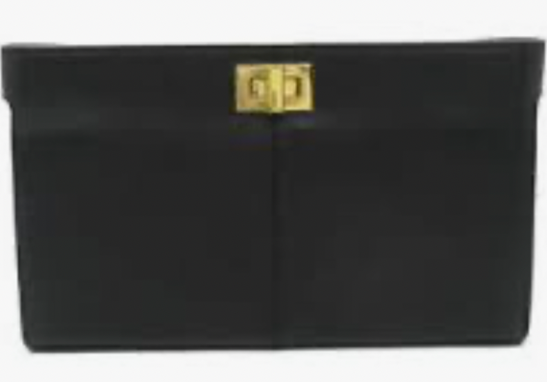 Fendi Peekaboo Clutch Wallet Black