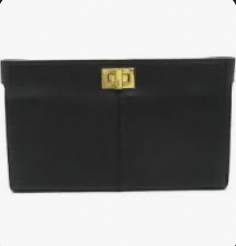 Fendi Peekaboo Clutch Wallet Black