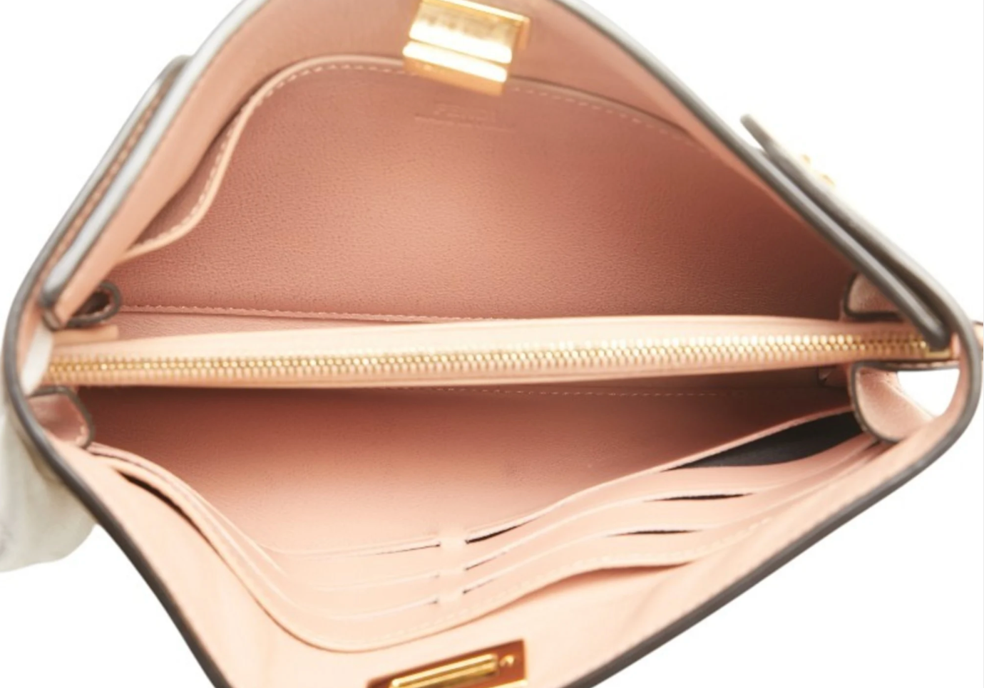Fendi Peekaboo Clutch Wallet Black