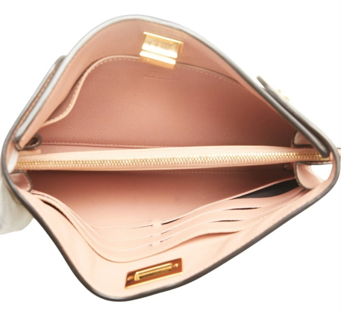 Fendi Peekaboo Clutch Wallet Black