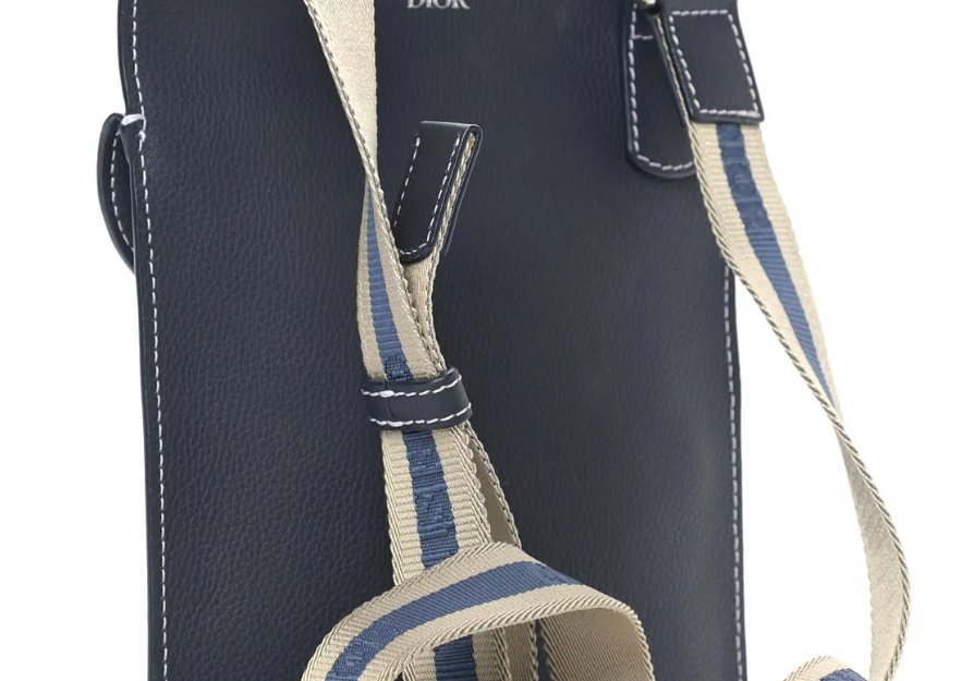 Christian Dior Calfskin Men's Messenger Bag
