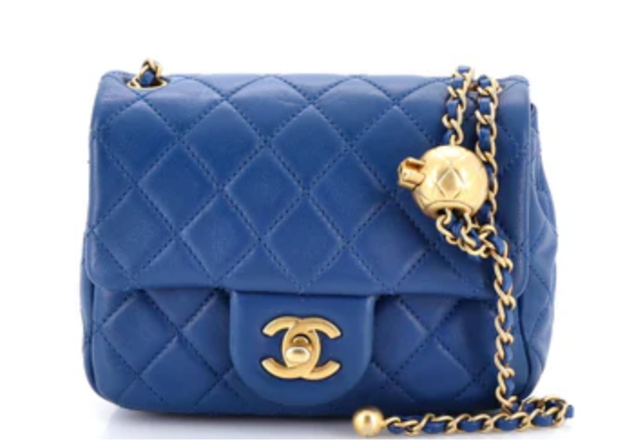 Chanel Blue CoCo Camellia Crush