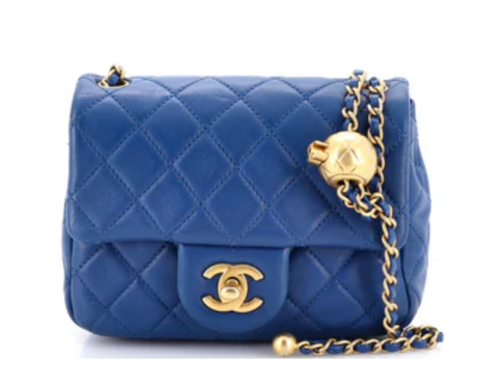 Chanel Blue CoCo Camellia Crush