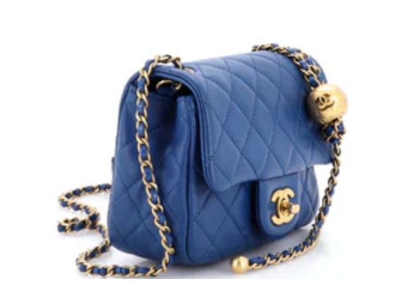 Chanel Blue CoCo Camellia Crush
