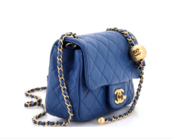 Chanel Blue CoCo Camellia Crush