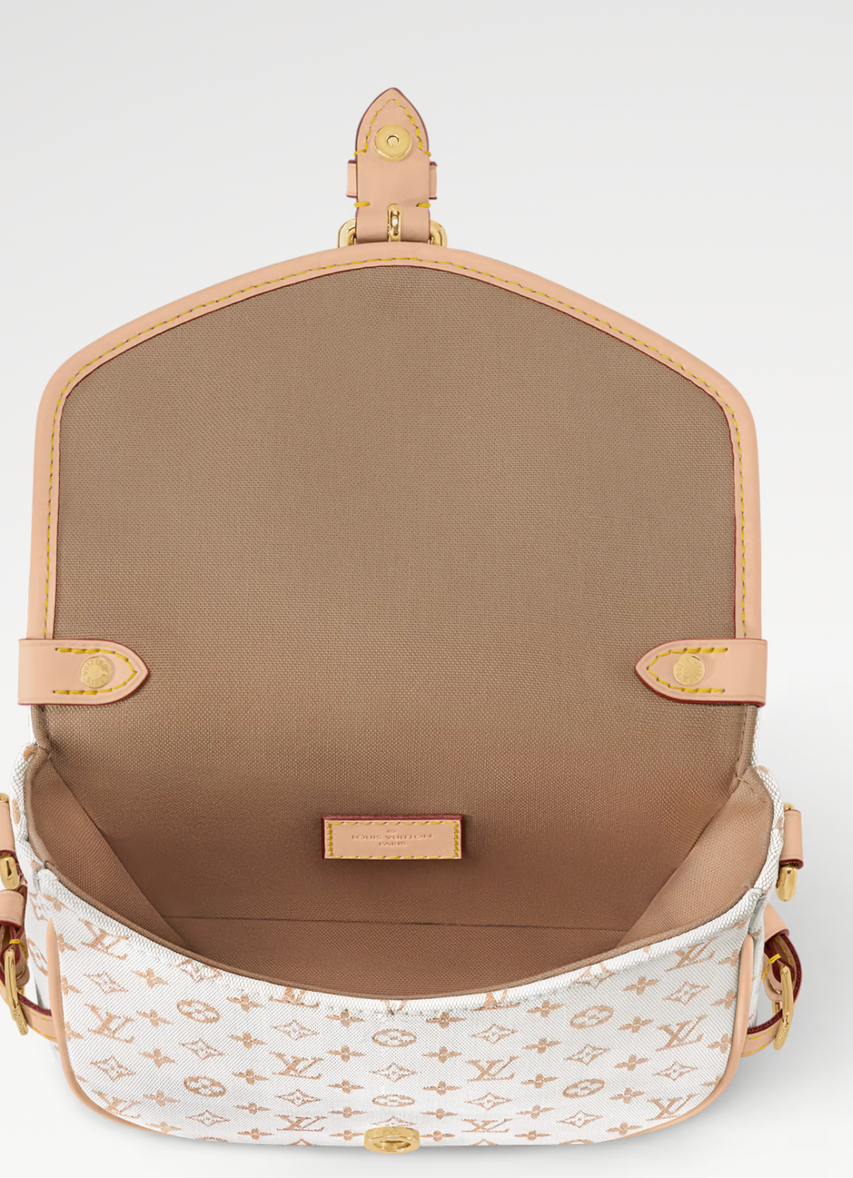 Louis Vuitton Saumur BB Denim Canvas White