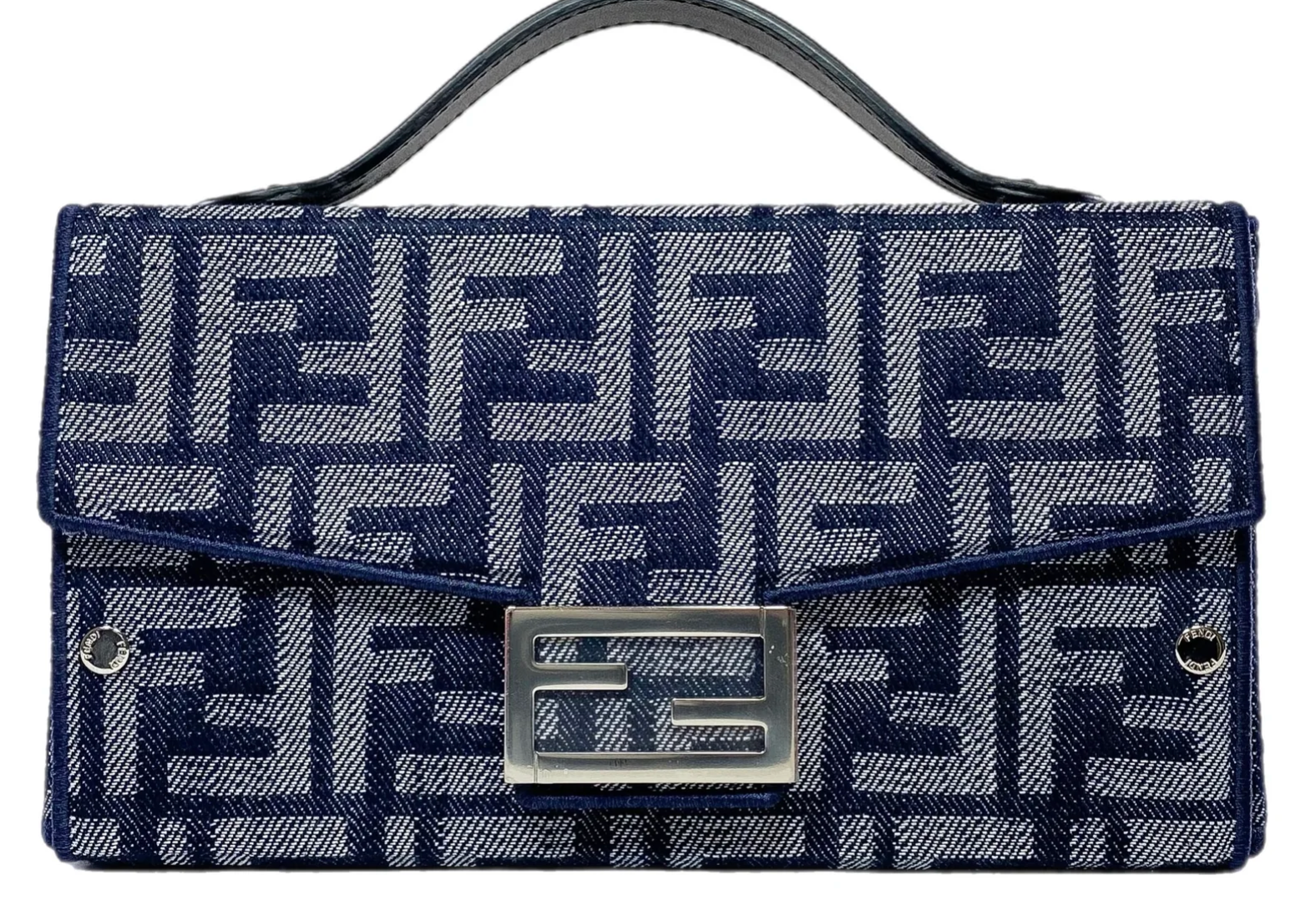 Fendi Baguette Soft Trunk Denim