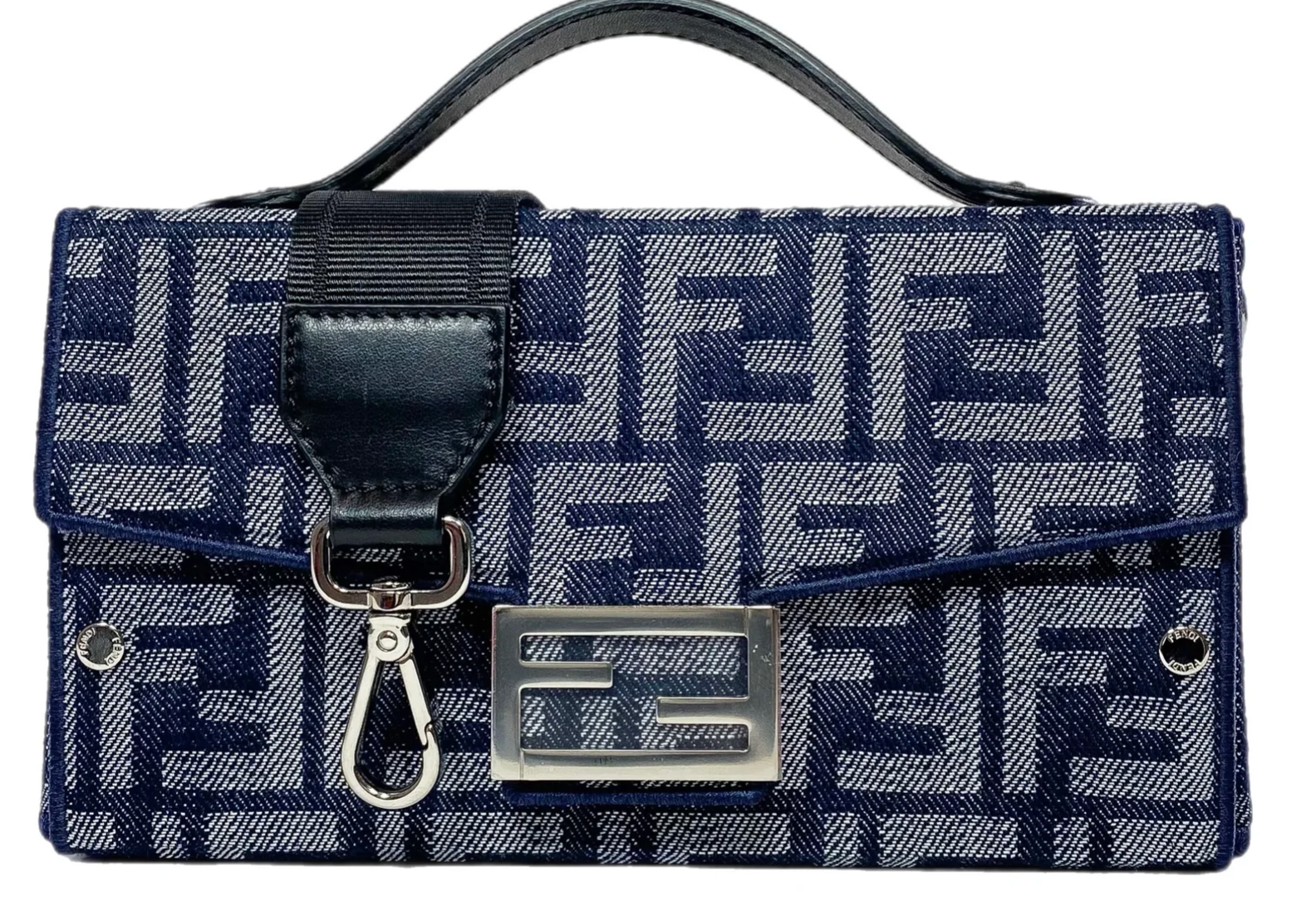 Fendi Baguette Soft Trunk Denim