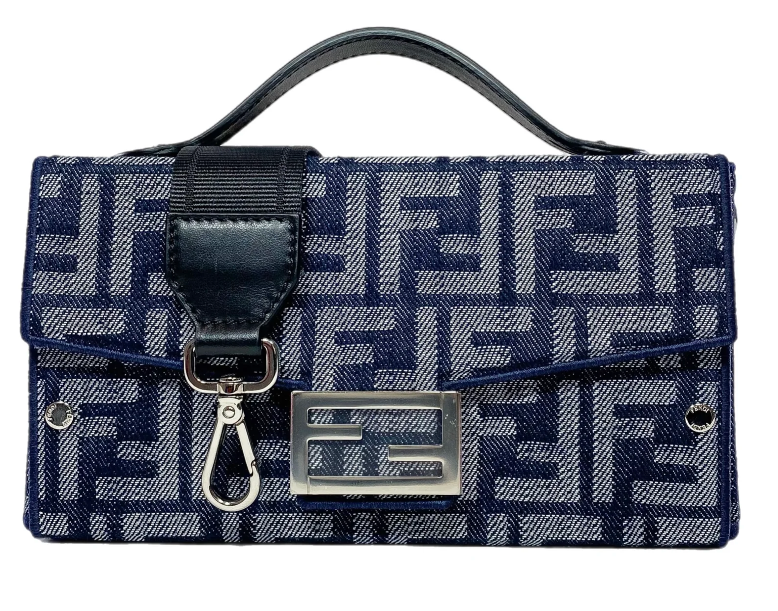 Fendi Baguette Soft Trunk Denim