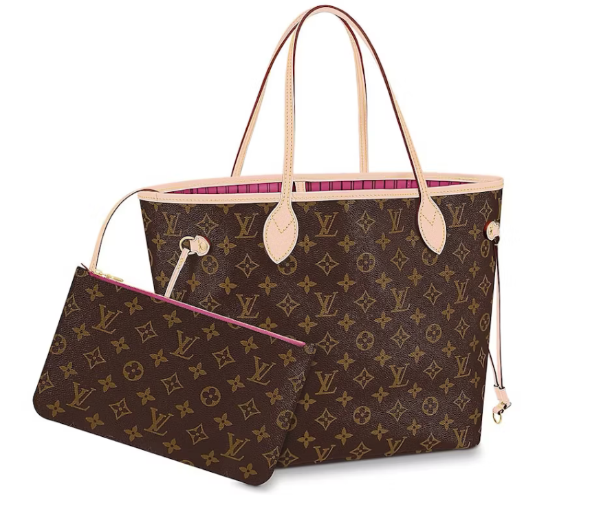 Louis Vuitton Monogram Neverfull MM Hot Pink