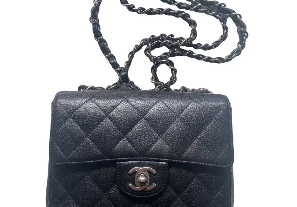 Chanel Vintage Mini Matelasse Black