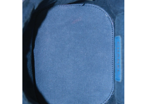 Chanel Blue Denim CC Vanity Case Bag