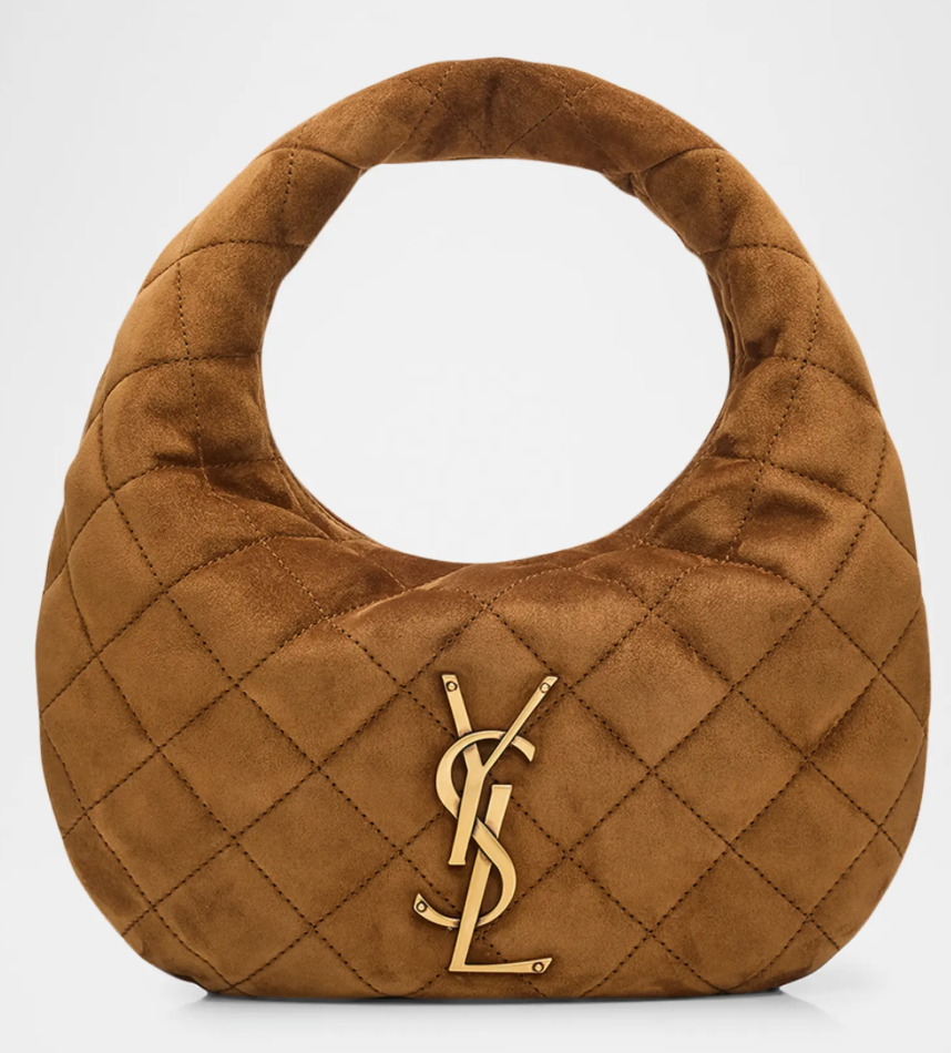 YSL Icarino Mini Suede Bag