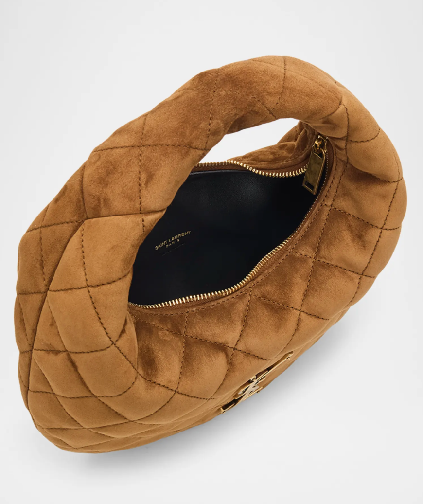 YSL Icarino Mini Suede Bag
