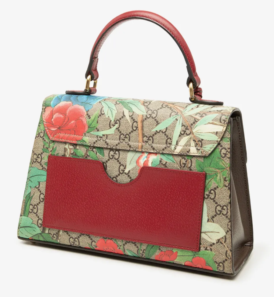 Gucci Floral Padlock Top Handle