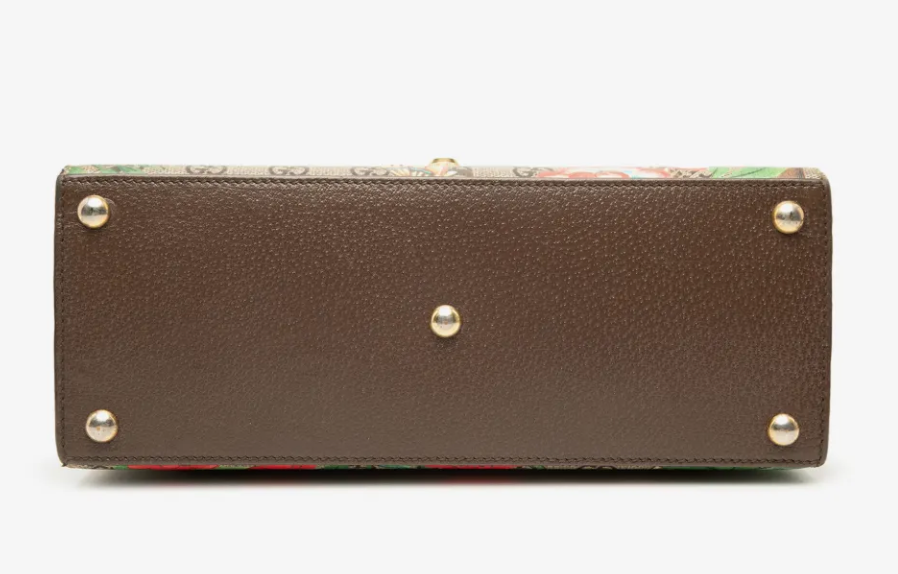 Gucci Floral Padlock Top Handle