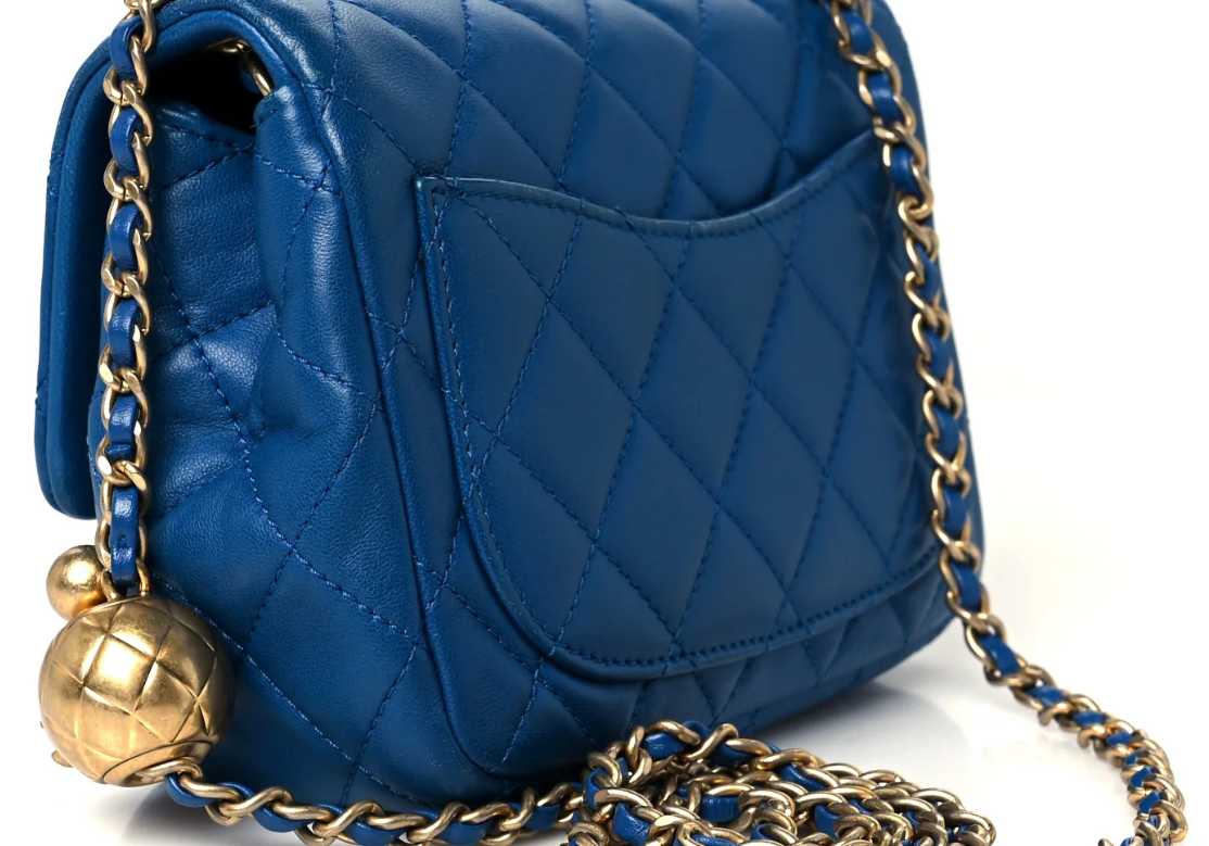 Chanel Mini Pearl Crush Flap Blue
