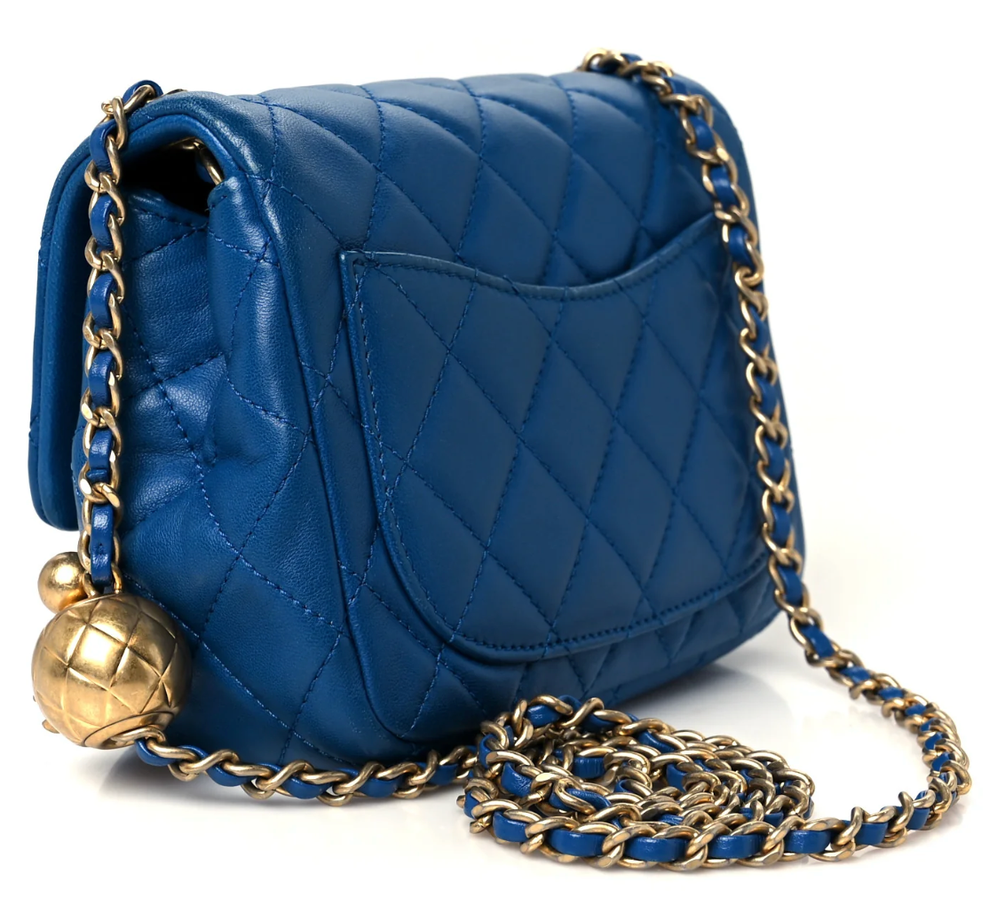 Chanel Mini Pearl Crush Flap Blue