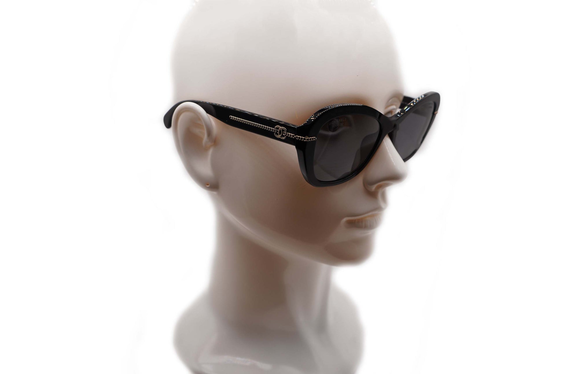 Chanel 5510 Black W/ Chain Sunglasses