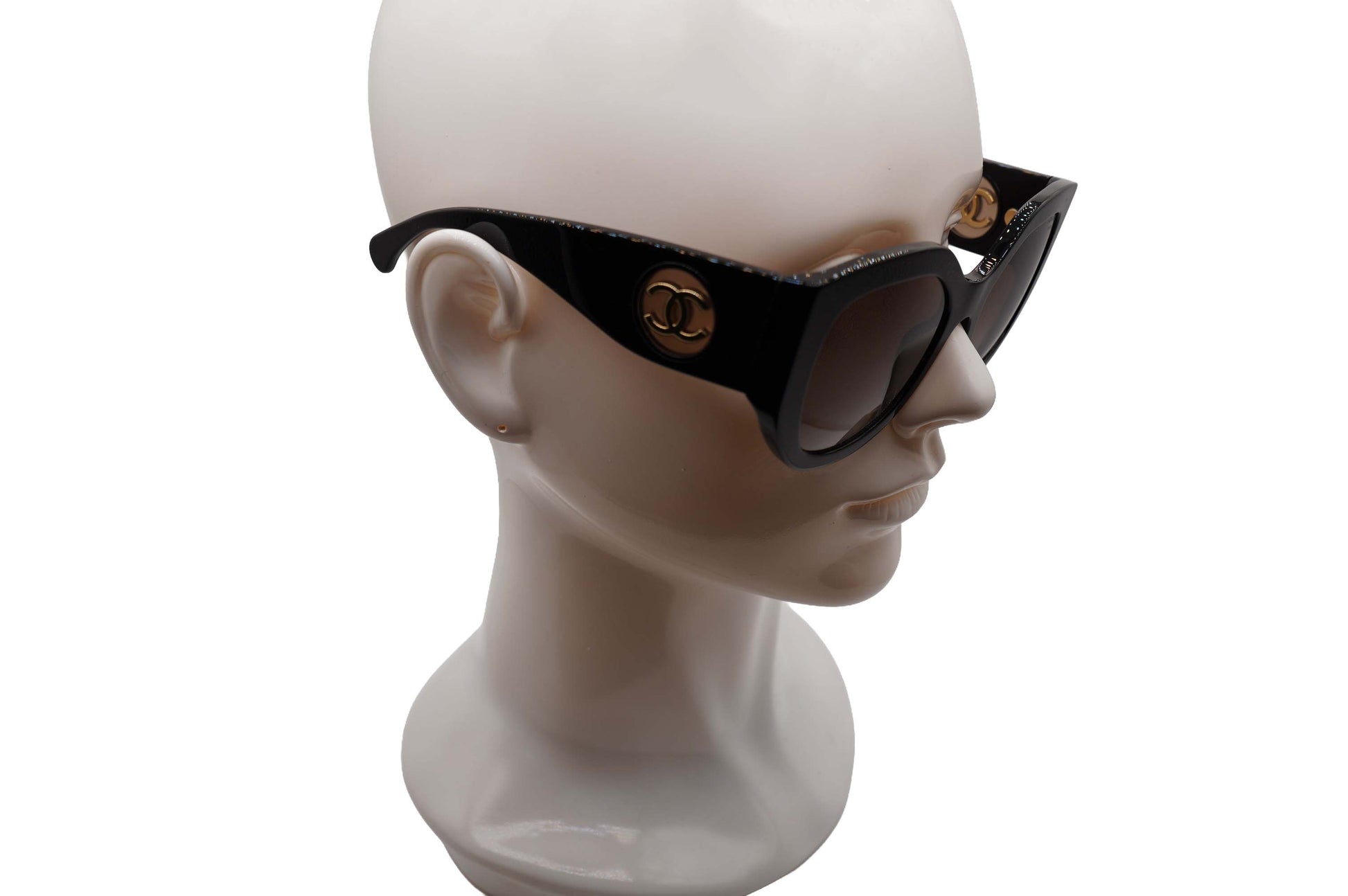 Chanel 5520 Black W/ Gold Sunglasses