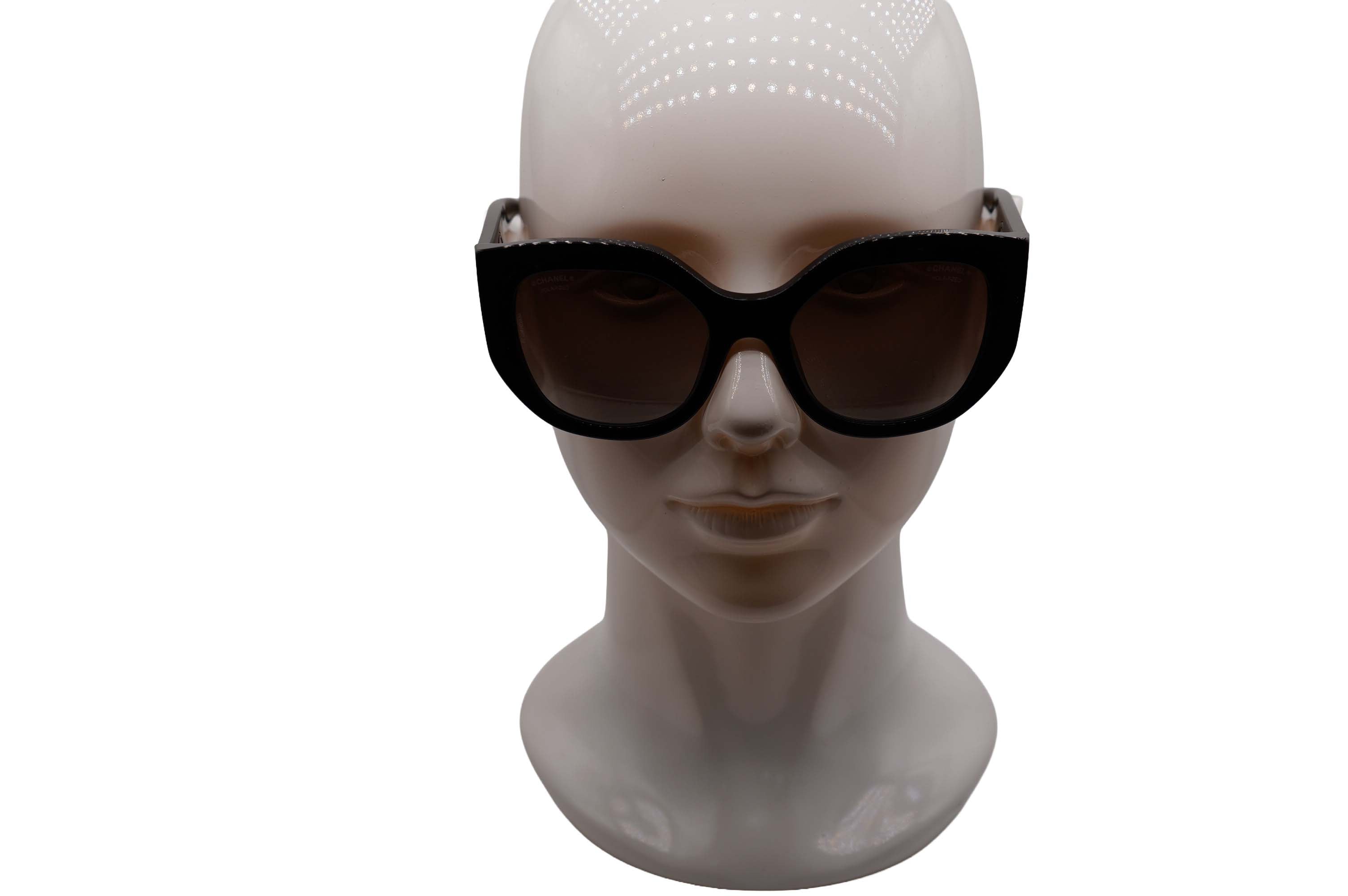 Chanel 5520 Black W/ Gold Sunglasses