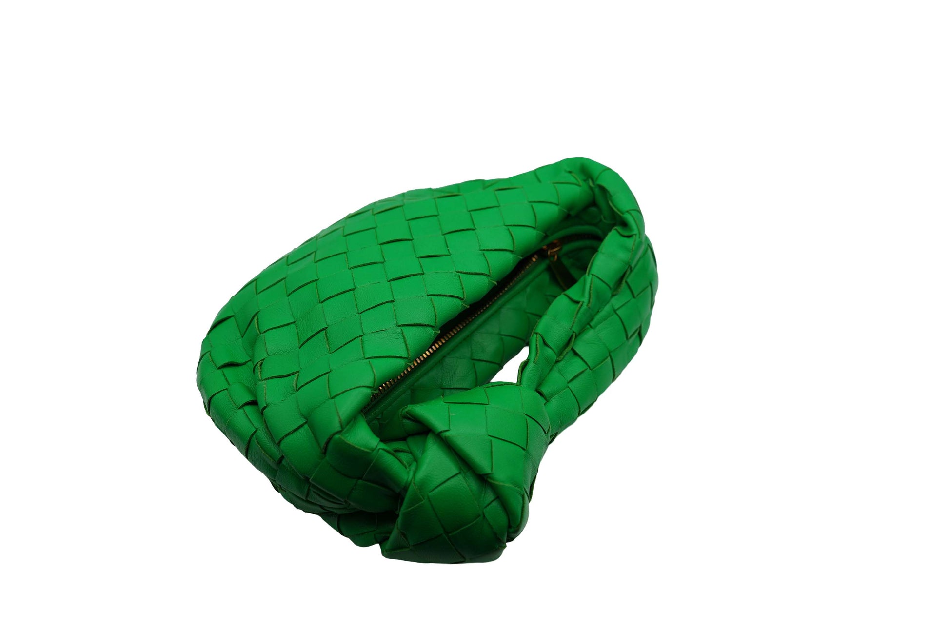 Bottega Veneta Green Intrecciato Jodie Mini