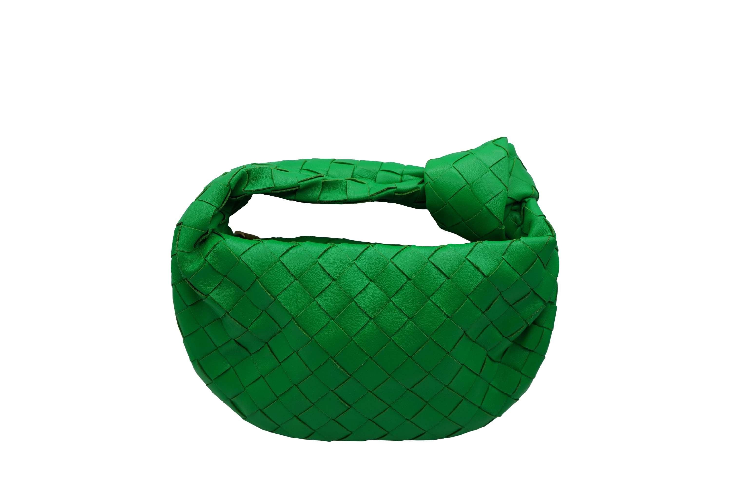 Bottega Veneta Green Intrecciato Jodie Mini