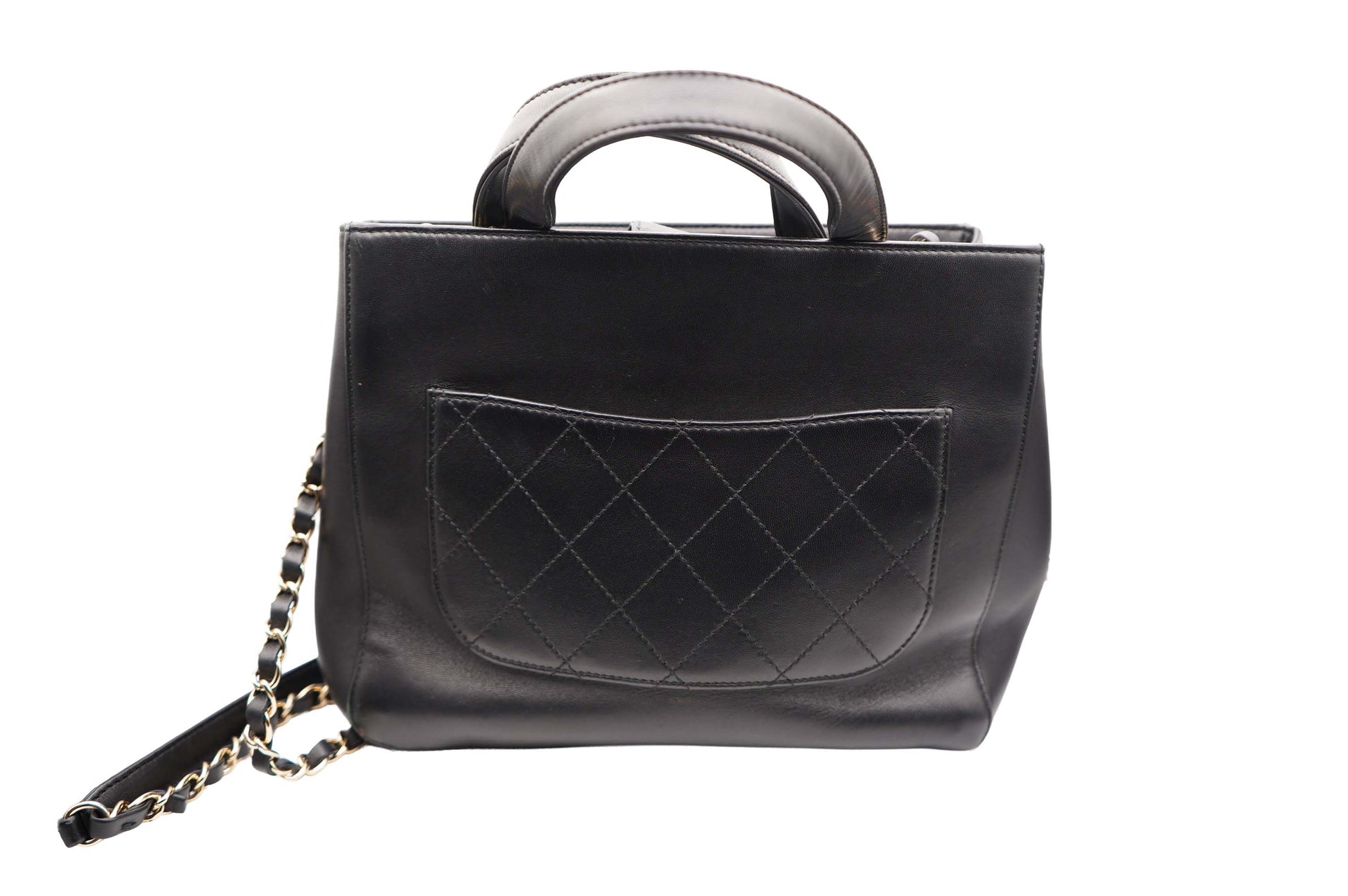 Chanel Black Lambskin CC Mania