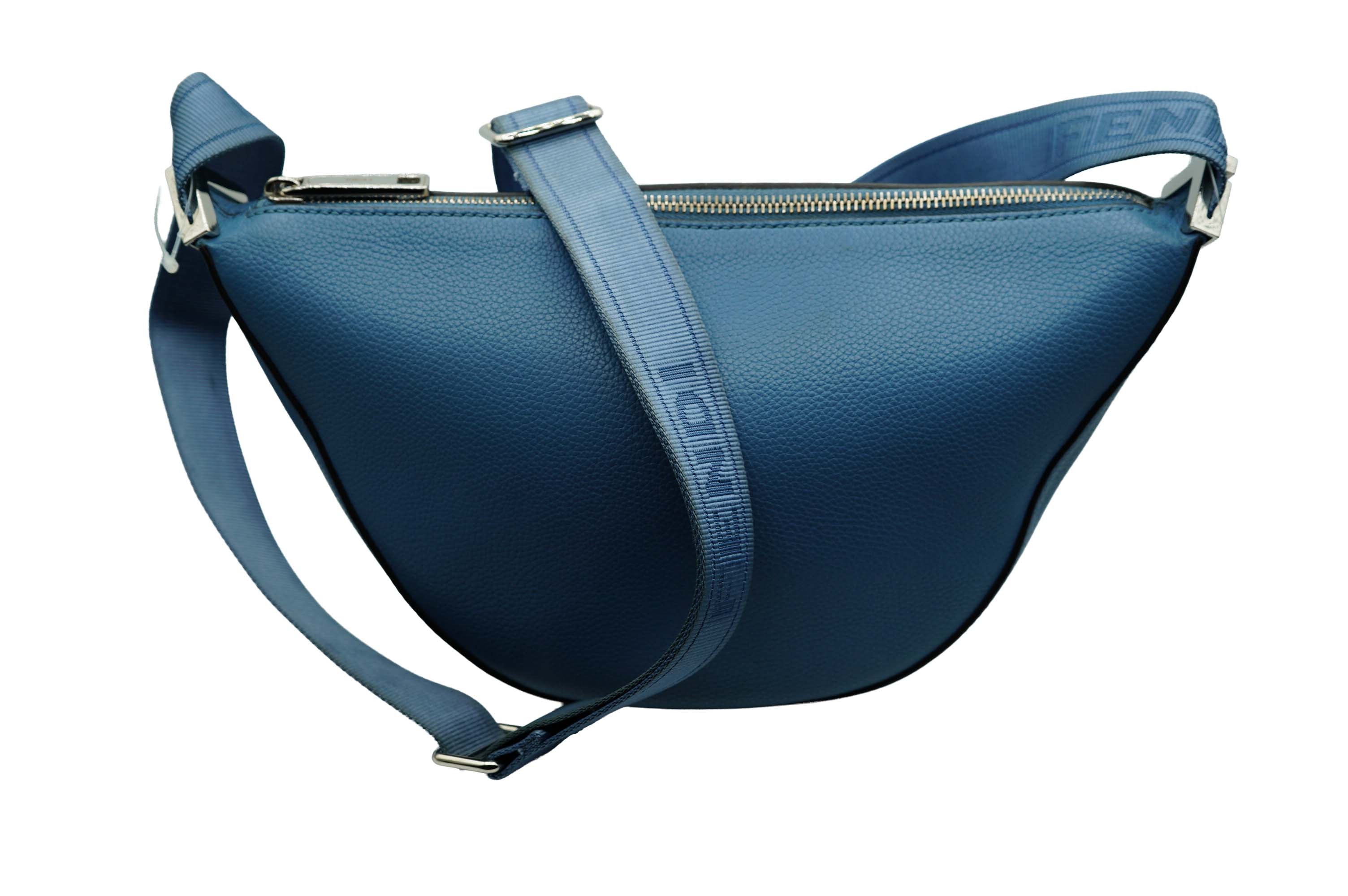 Fendi Cerulean Small Crossbody Bag W/ Denim Wallet
