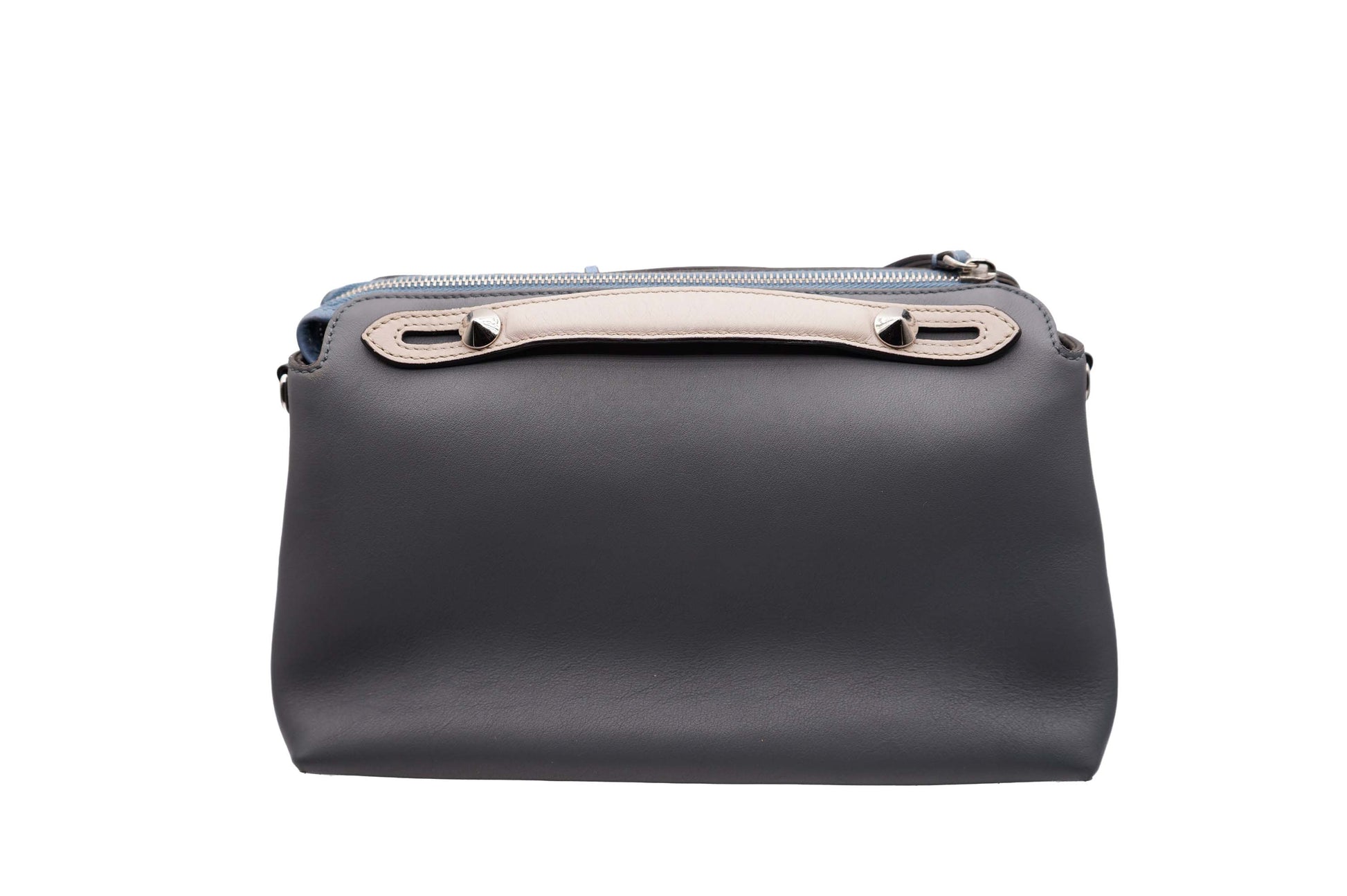 Fendi Leather By The Way 2 Way Steel Blue