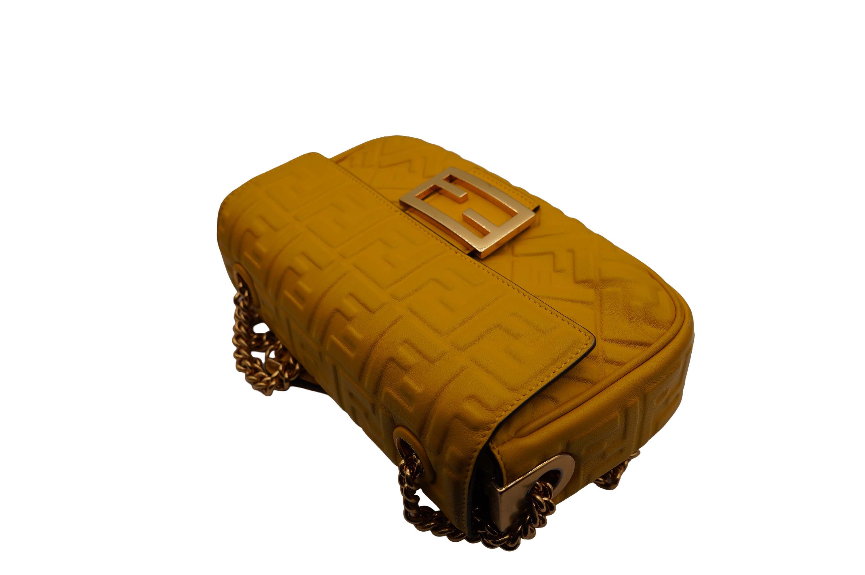 Fendi Mustard Yellow Baguette