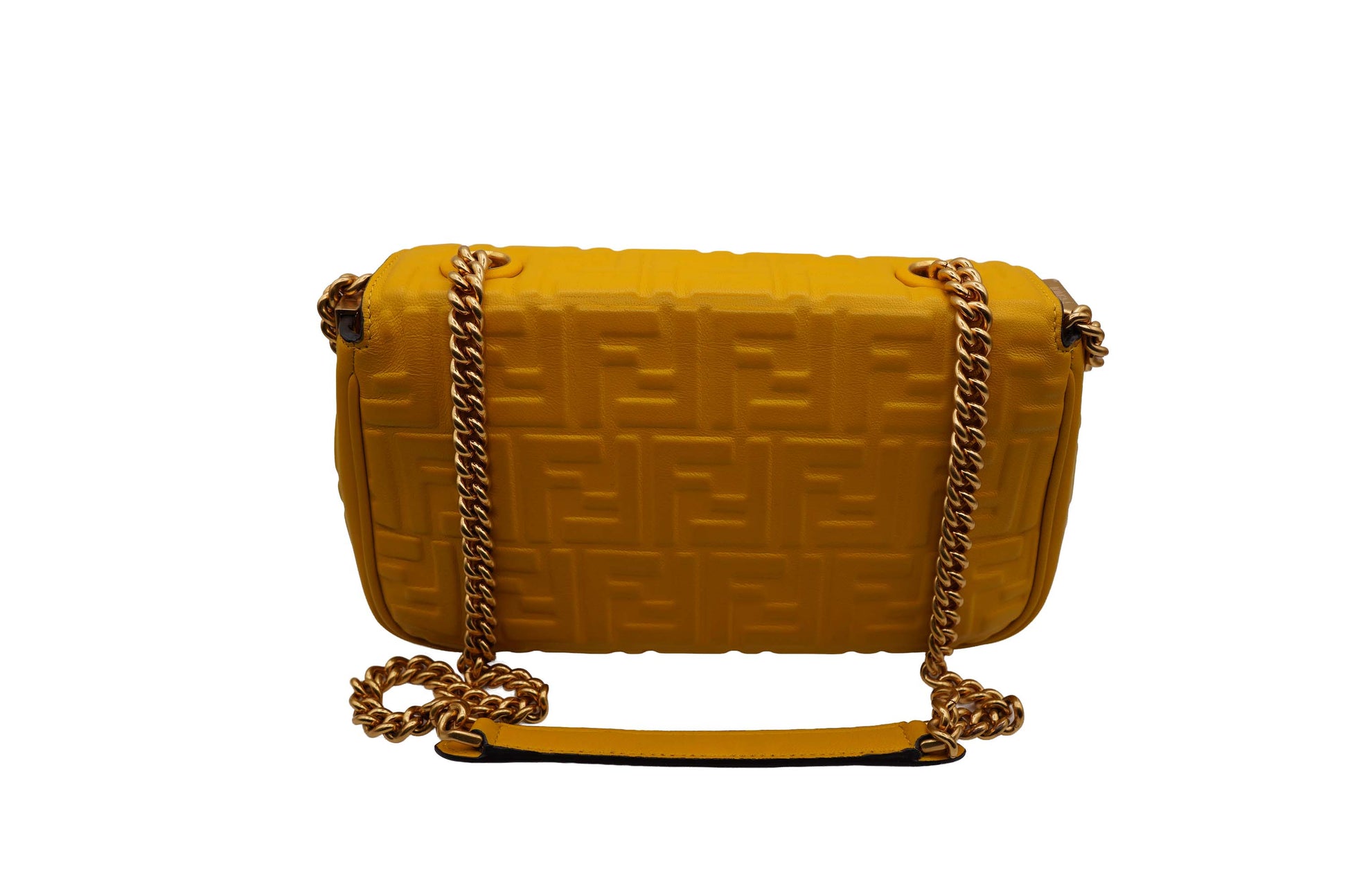 Fendi Mustard Yellow Baguette