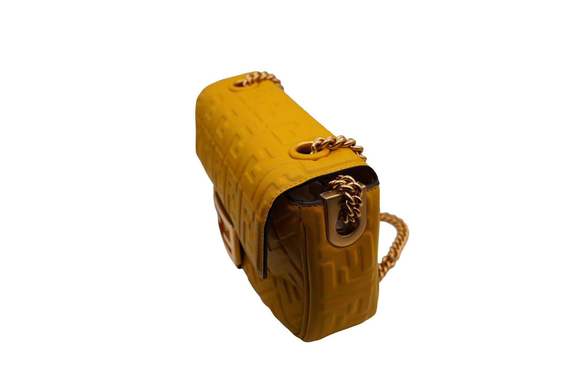 Fendi Mustard Yellow Baguette