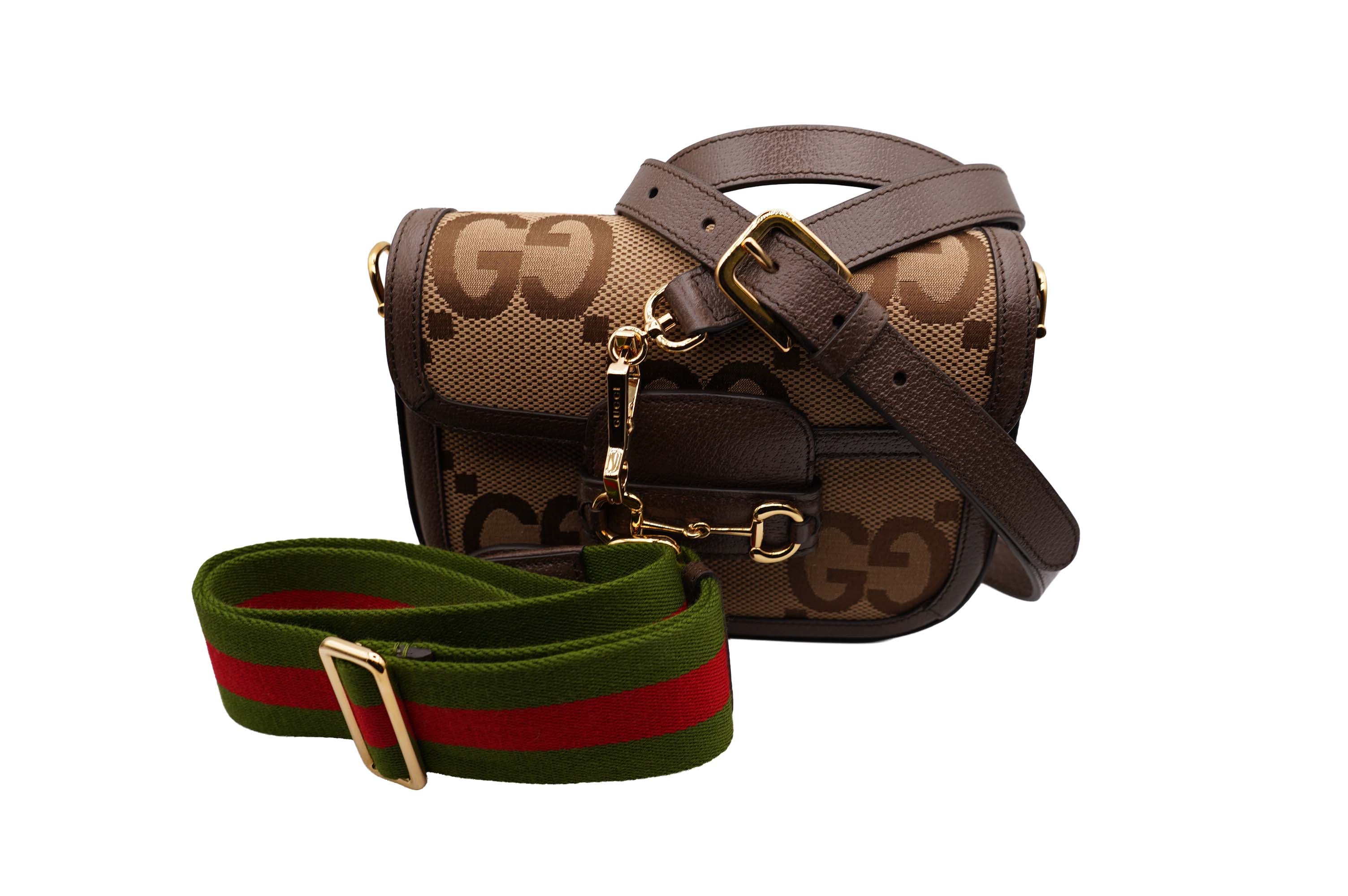 Gucci Monogram Jumbo GG Mini Horsebit