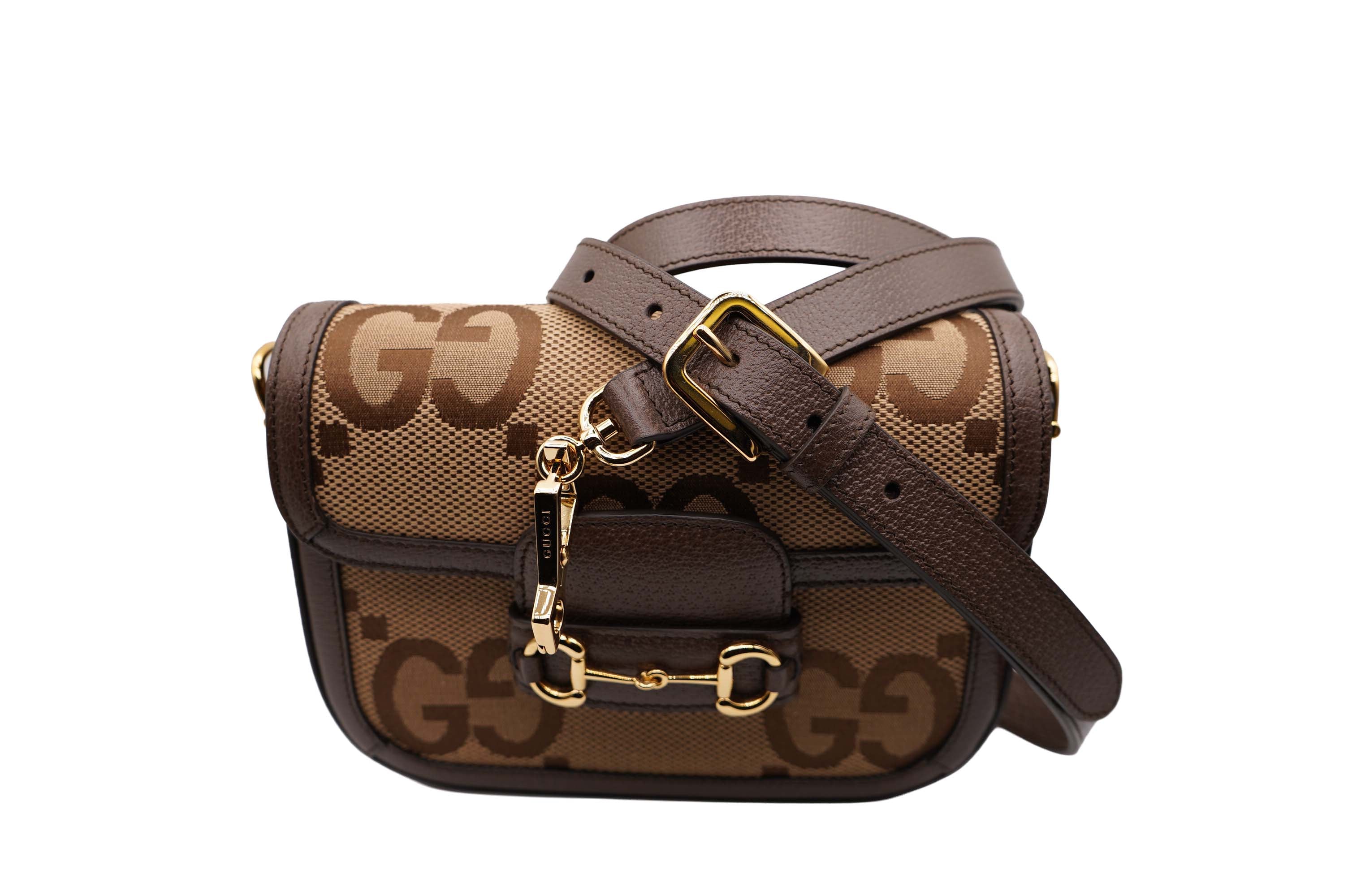 Gucci Monogram Jumbo GG Mini Horsebit