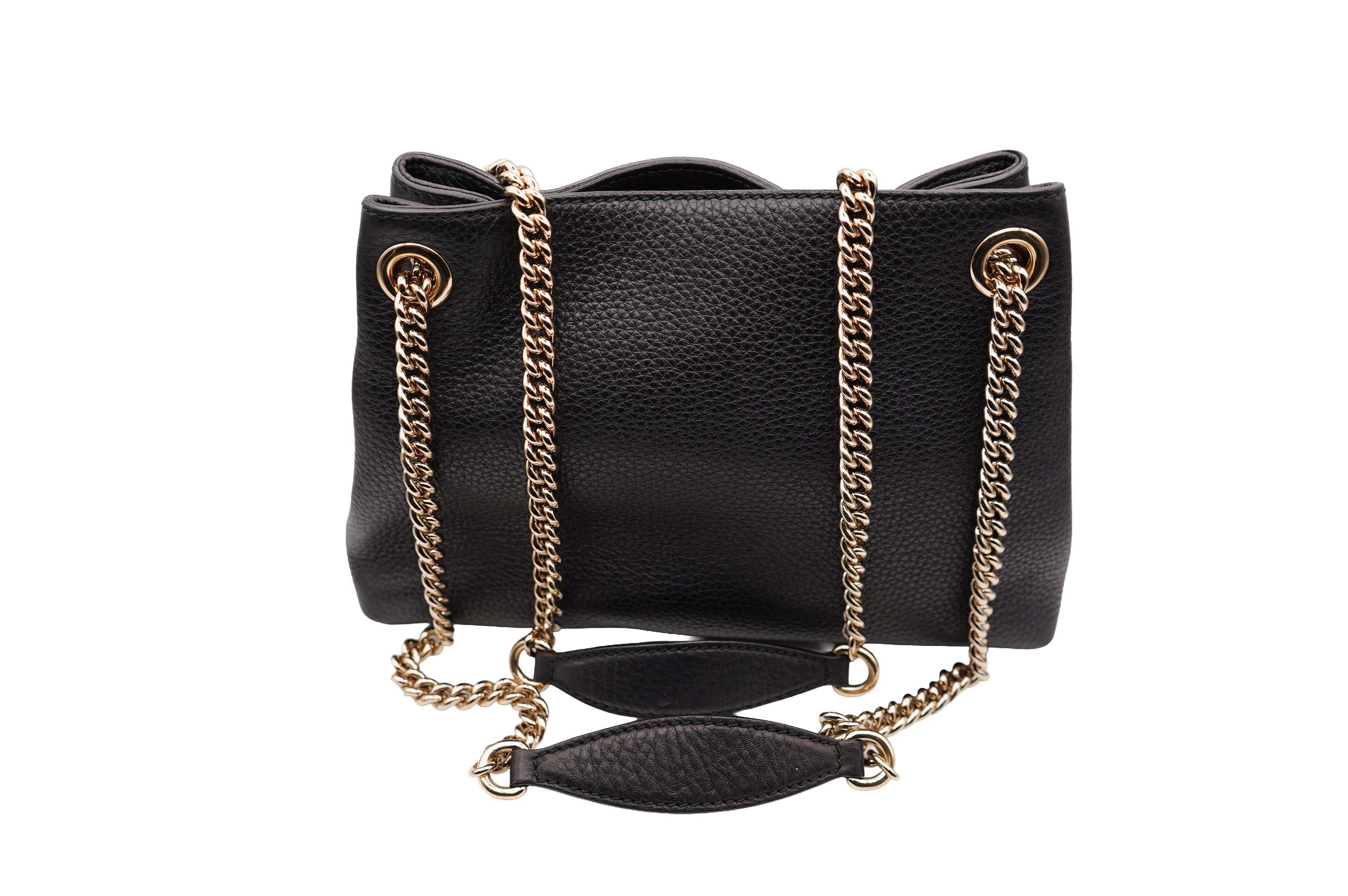 Gucci Black Soho Chain Bag