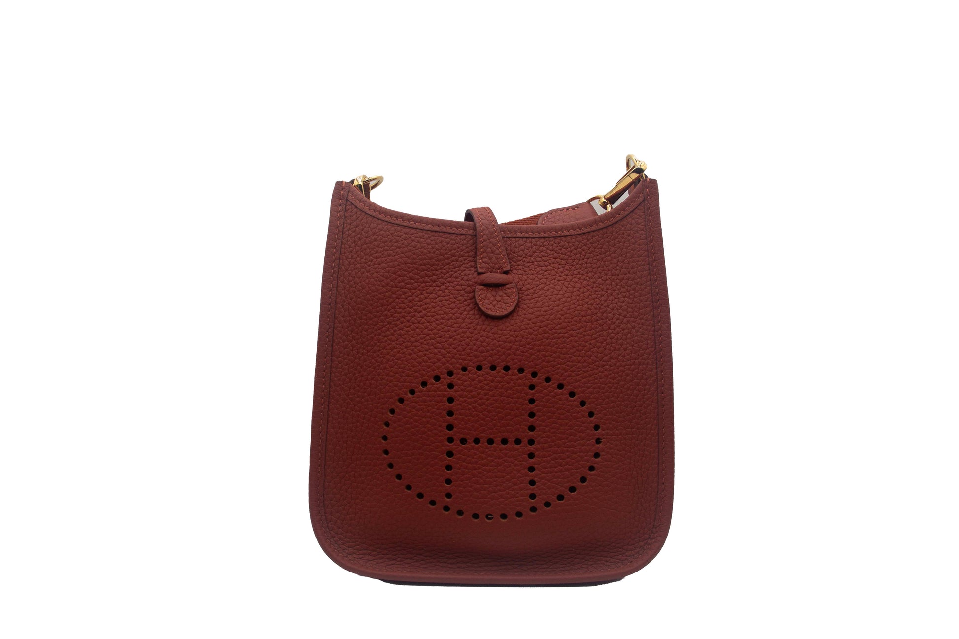 Hermes Evelyne TPM Red Shoulder Bag