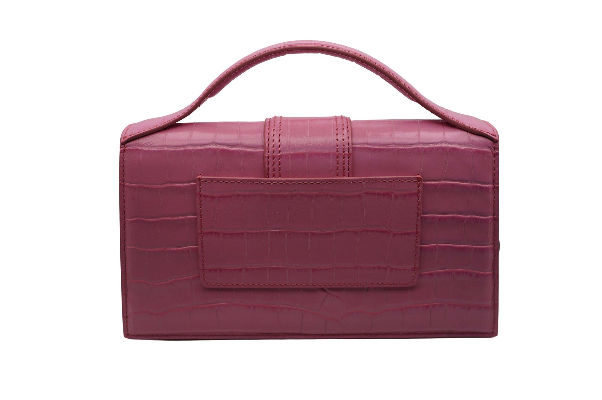 Jacquemus Pink Croc Two Way Bag
