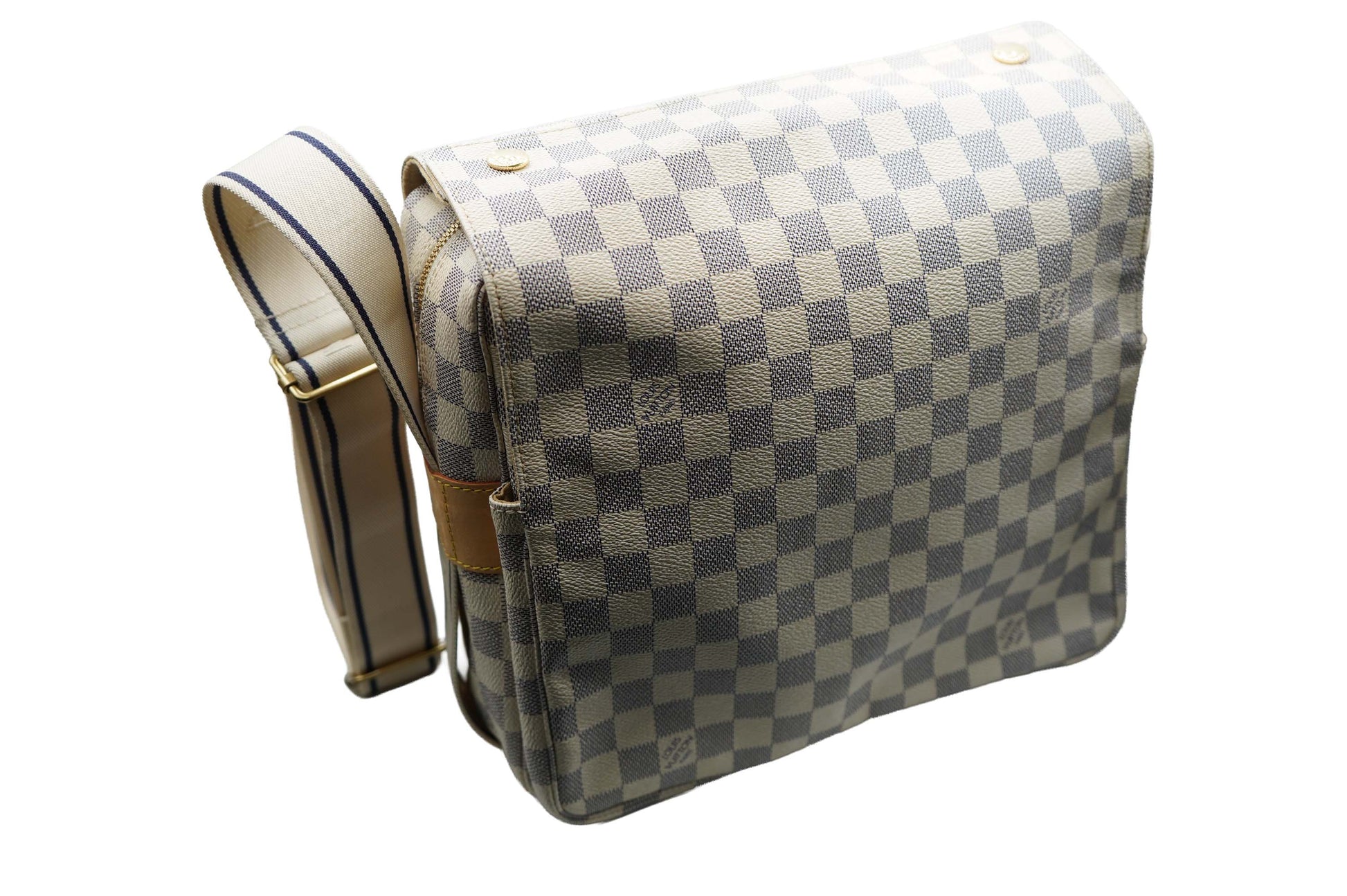 Louis Vuitton Damier Azur Naviglio Shoulder Bag