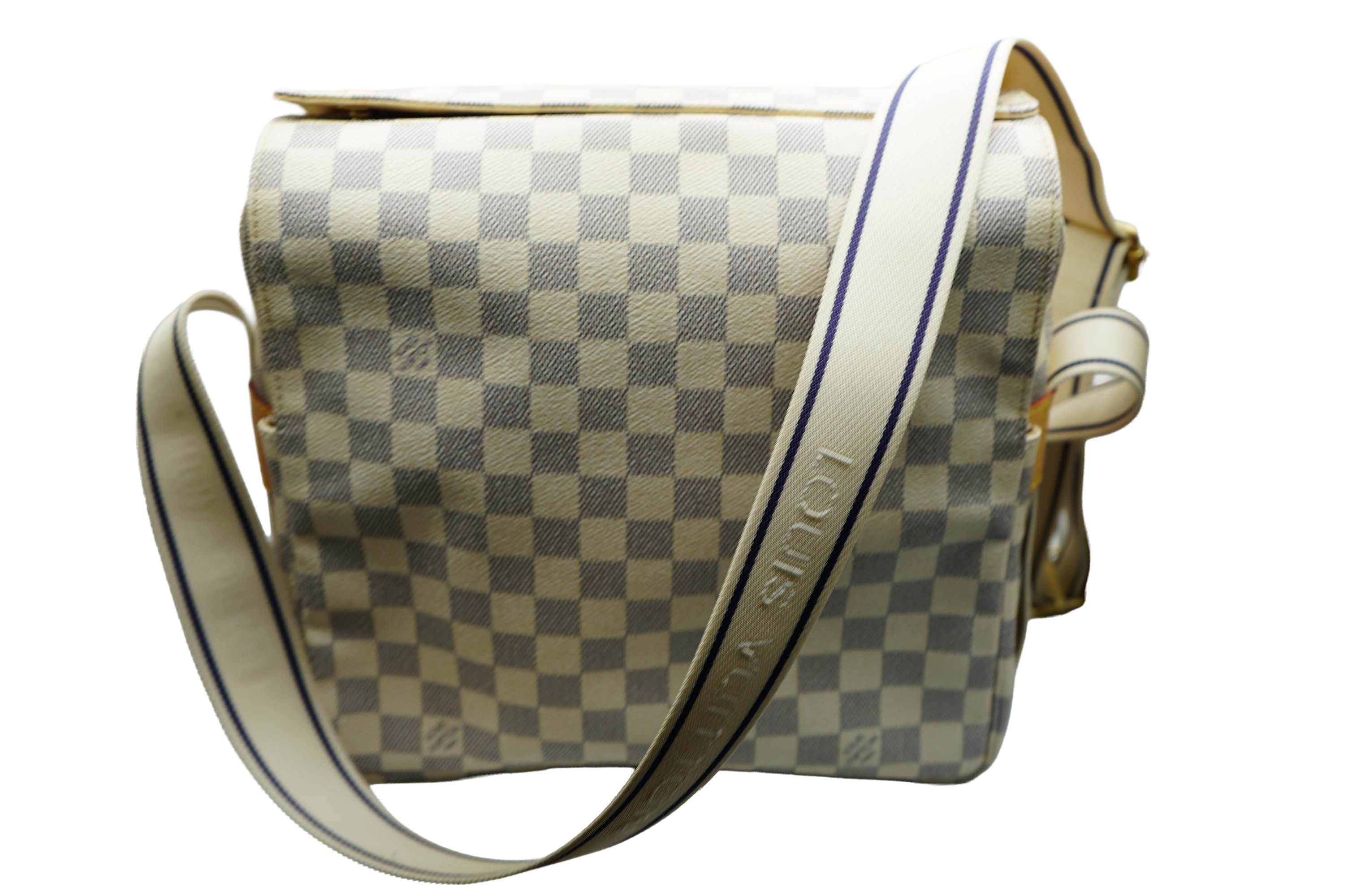 Louis Vuitton Damier Azur Naviglio Shoulder Bag