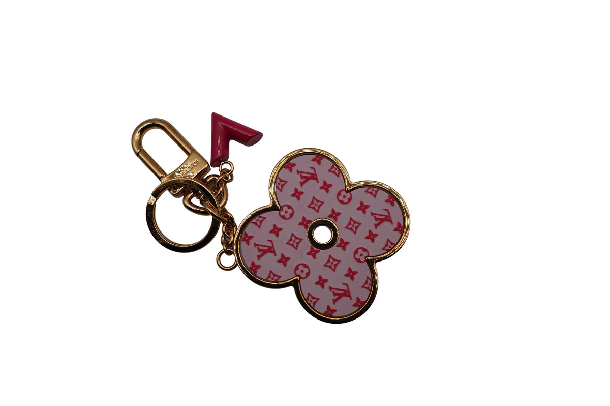 Louis Vuitton Reversible Clover Charm Pink