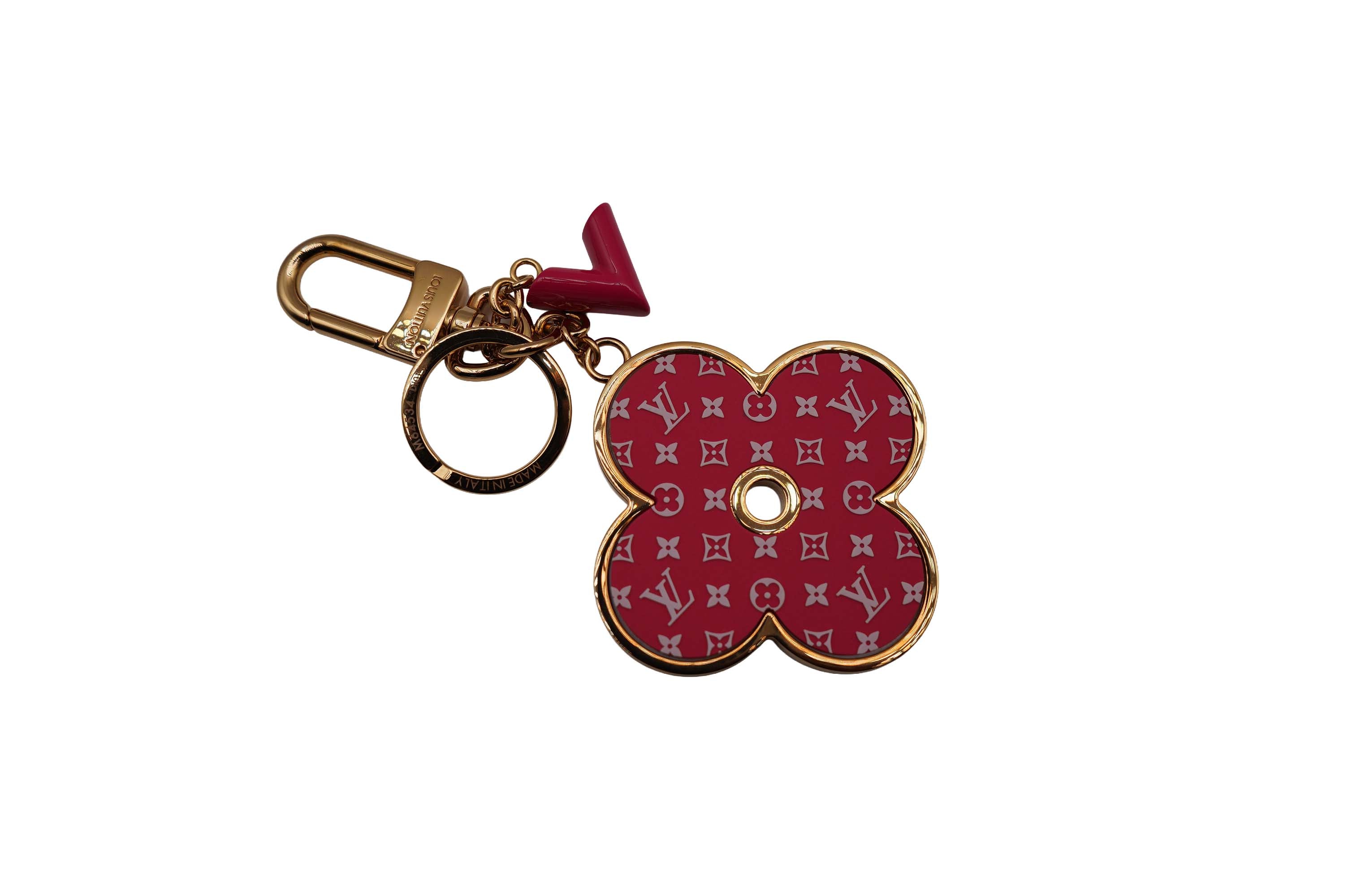 Louis Vuitton Reversible Clover Charm Pink